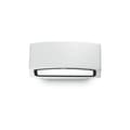 Miniatyrbild 1 av 3: Utomhusvägglampa - IDEAL LUX - ANDROMEDA - Vit - 1x60W - Aluminium, Sattinerad pyrexglas