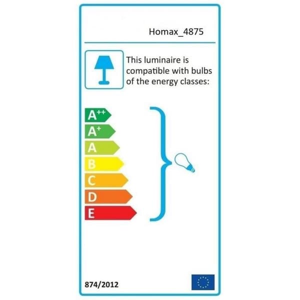 HOMEMANIA Boote Vägglampa - Vägglampa - Svart metall, glas, 75 x 21 x 19 cm, 3 x E14, Max 40W
