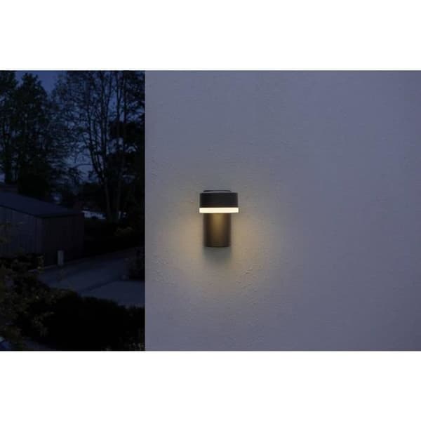 LED-vägglampa utomhus - LEDVANCE ENDURA® STYLE SPOT ROUND L - Mörkgrå - 8W - IP44