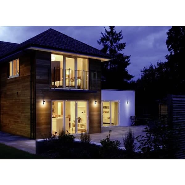 LED-vägglampa utomhus - LEDVANCE ENDURA® STYLE SPOT ROUND L - Mörkgrå - 8W - IP44