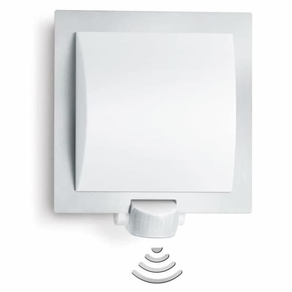 STEINEL Vägglampa utomhus med detektor L 20 S 60W IP44 - Rostfritt stål