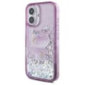 Miniatyrbild 2 av 6: Hello Kitty Flytande Glitter 50-årsjubileumspartyt för iPhone 16 6,1" Lila - HKHCP16SL50PPU