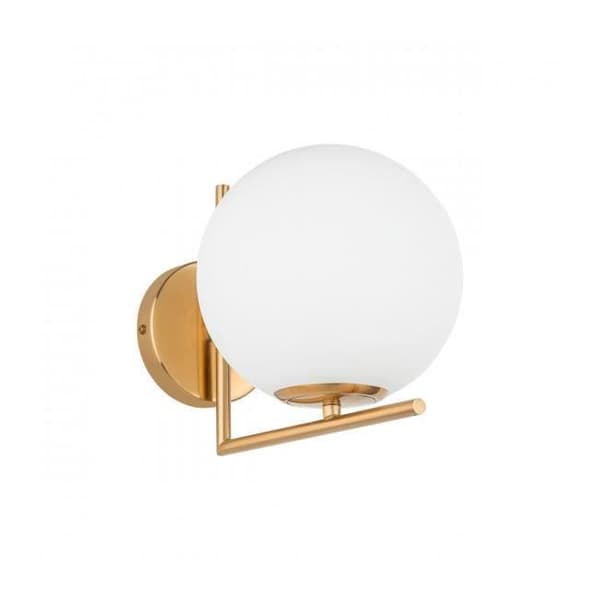 Vägglampa - ITALUX - Mondo - Stål och glas - Vit - 1 glödlampa E27