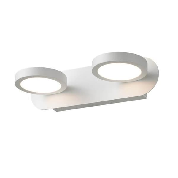 LED Vägglampa - ITALUX - Kendra - Vit - 3000K - 630lm - Modernt Design