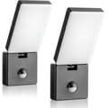 Miniatyrbild 1 av 4: LED Vägglampa - SEBSON - 15W 900lm - Rörelsedetektor 9m - IP65 - Modern Design