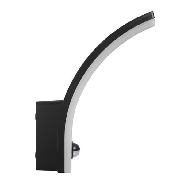 Maclean MCE512 B LED-lampa med rörelsedetektor 20W IP65 2000lm svart 4000K