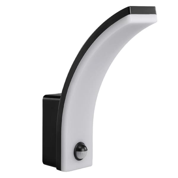 Maclean MCE512 B LED-lampa med rörelsedetektor 20W IP65 2000lm svart 4000K
