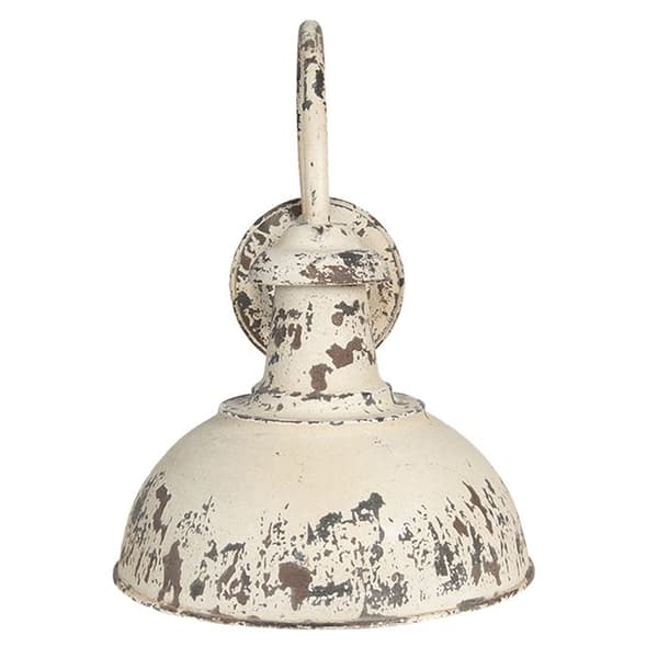 Vägglampa 47x30x40 cm Vit Järn Rund 6LMP680