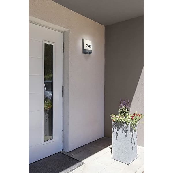 Väggapplikation - Trio - Kasai - LED 850 lumen - Aluminium antracit - IP54