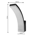 Miniatyrbild 4 av 6: Lampe LED Maclean MCE511 B svart 20W IP65 2750lm neutralvit 4000K