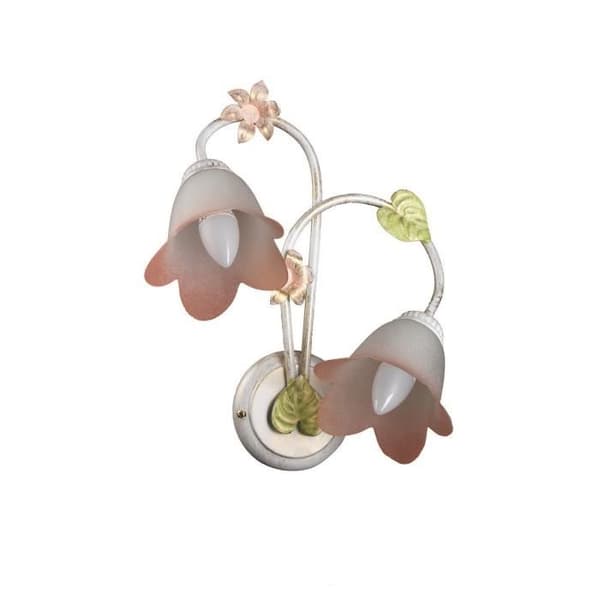 Onli D'ORO Vägglampa, glasskärm, 2x E14