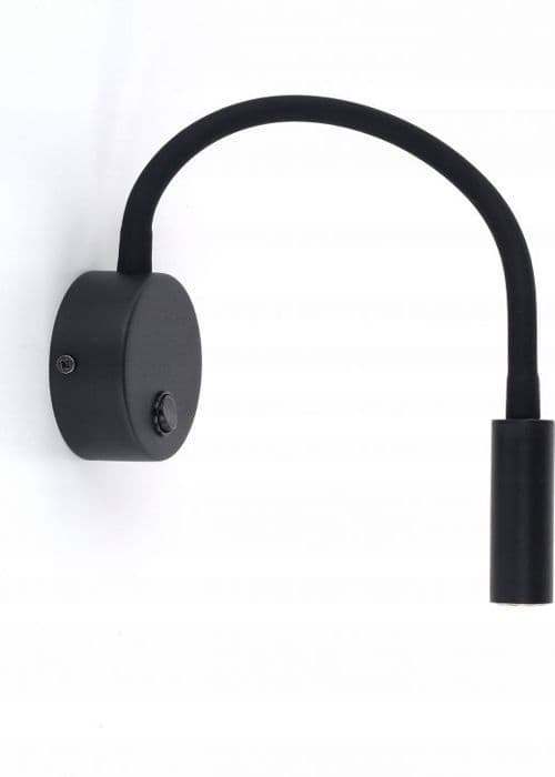 Inomhus vägglampa Tk lighting - 5922 - Lagos modern vägglampa edison glasrör 1x6W G9 svart