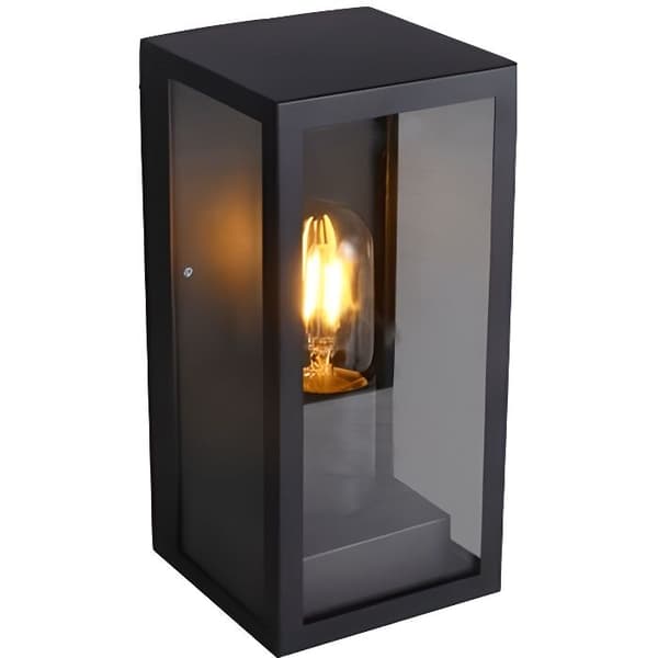Vägglampa - V-tac - VT-837 - Aluminium - Svart - IP44