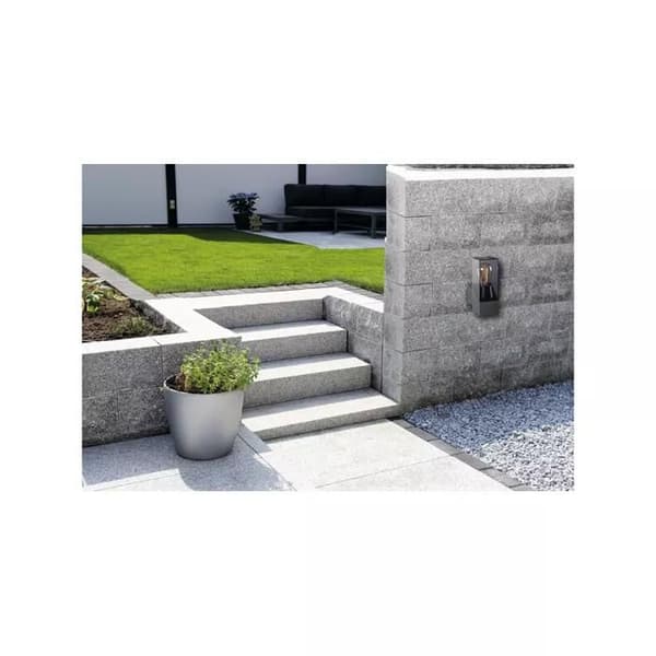 Trädgårdslampa 10W E27 Vattentät IP44 250mm Grafit KL-36548
