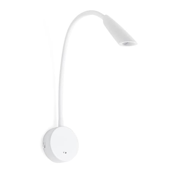 Vägglampa - FARO - Boken - Aluminium - LED - 56 cm höjd - Modern design Vit