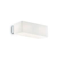 Väggarmatur - IDEAL LUX - BOX - 2x40W - Metall och Glas - Modernt Design