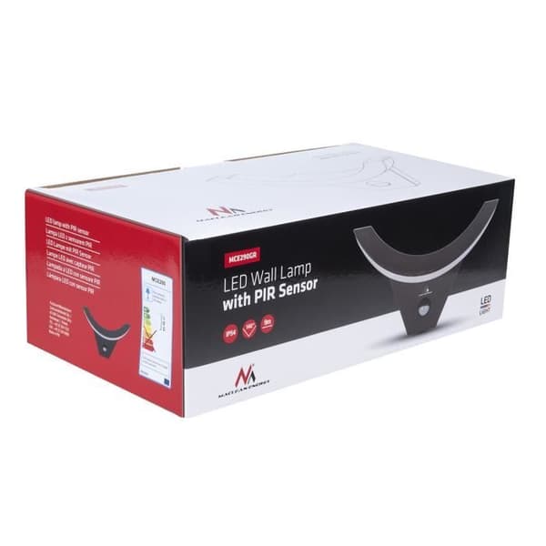 LED-lampa med grå infraröd rörelsesensor