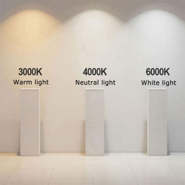 Utomhus vägglampa i aluminium – IP65 vattentät, 3 färgtemperaturer (3000K/4000K/6000K), modern design