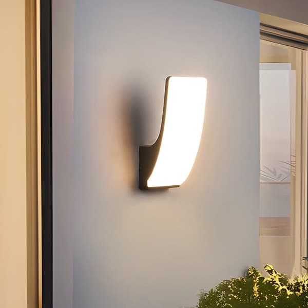 Utomhus vägglampa i aluminium – IP65 vattentät, 3 färgtemperaturer (3000K/4000K/6000K), modern design 4000K