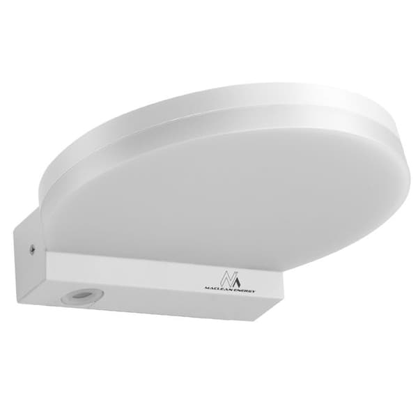 Maclean LED vägglampa, vit, lampa, 15W, IP65, 1300lm, neutral vit (4000K) MCE346 W
