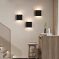 Miniatyrbillede 6 af 6: OBOSOE Justerbar Indendørs LED Væglampe - 12W Varm Hvid Aluminium Lys - Til Stue, Altan, Soveværelse, Gang