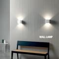 Pikkukuva 5 / 5: OBOSOE 12W LED-seinävalaisin ulkona, säädettävä valokenttä, IP65 vedenkestävä makuuhuoneisiin, hotelleihin, parvekkeille, käytäviin (valkoinen 3000K)