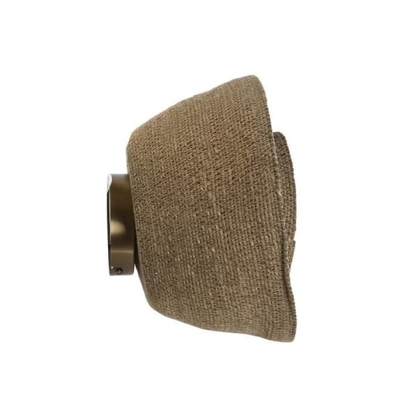 brun sjögräs vägglampa