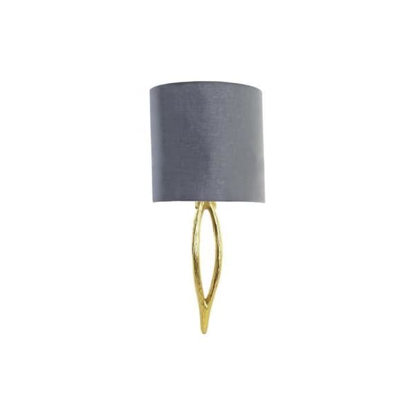 guld metall polyester vägglampa 220 v 50 w (30 x 16 x 60 cm)