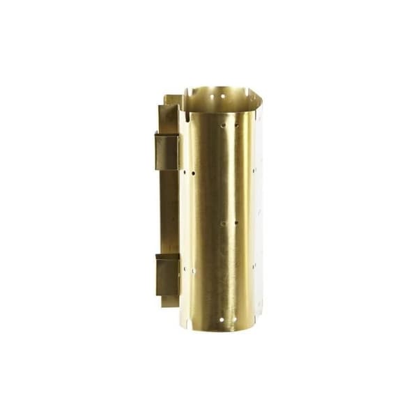 modern vägglampa i guld i metall (39 x 11,5 x 20,5 cm)