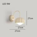 Miniatyrbillede 6 af 7: OBOSOE fransk creme stil led væglampe, lys beige, moderne øjenblid væglampe (inkluderer glødelampe)