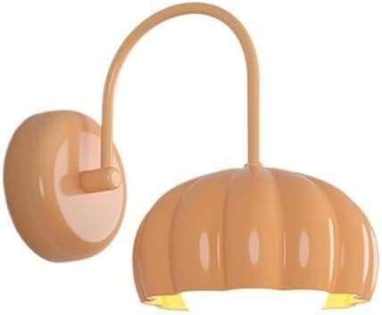 OBOSOE fransk creme stil led væglampe, lys beige, moderne øjenblid væglampe (inkluderer glødelampe)