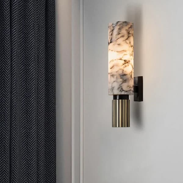 Modern marmor vägglampa, elegant design, effektiv belysning,1PIC 34CM