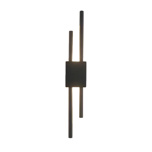 Modern LED Vägglampa, Nutida Design, Mångsidig Användning,En matt svart