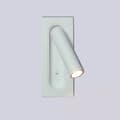 Miniatyrbild 2 av 2: LED Vägglampa, Justerbar Infälld Design, Energibesparande,Vit ljus 6000K, Vit, 3W