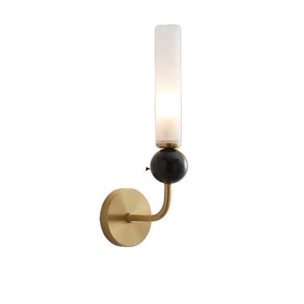 Væglampe, moderne stil, LED-pære, kobbermateriale,varmt lys, Stil B-Guld