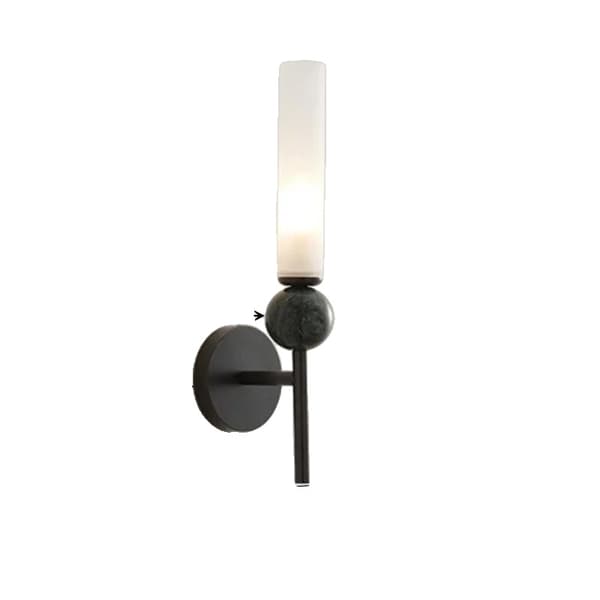 Væglampe, moderne stil, LED-pære, kobbermateriale,varmt lys, Stil A-Sort