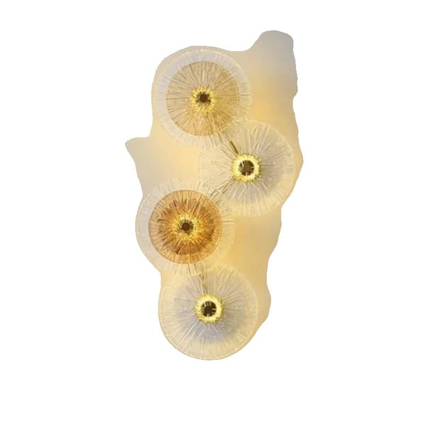 Modern LED Vägglampa, Varmt Ljus, Väggmonterad,4 ljus, varmt ljus