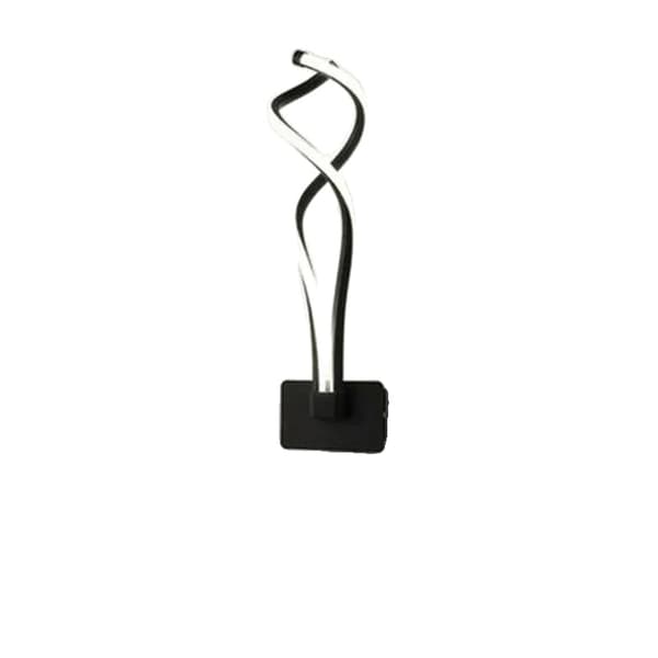 Modern LED Vägglampa, Smidesjärn, Korridor/Sänggavel Design,B-Svart, Vitt ljus