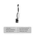 Miniatyrbild 1 av 2: Modern LED Vägglampa, Smidesjärn, Korridor/Sänggavel Design,C-Svart, Vitt ljus