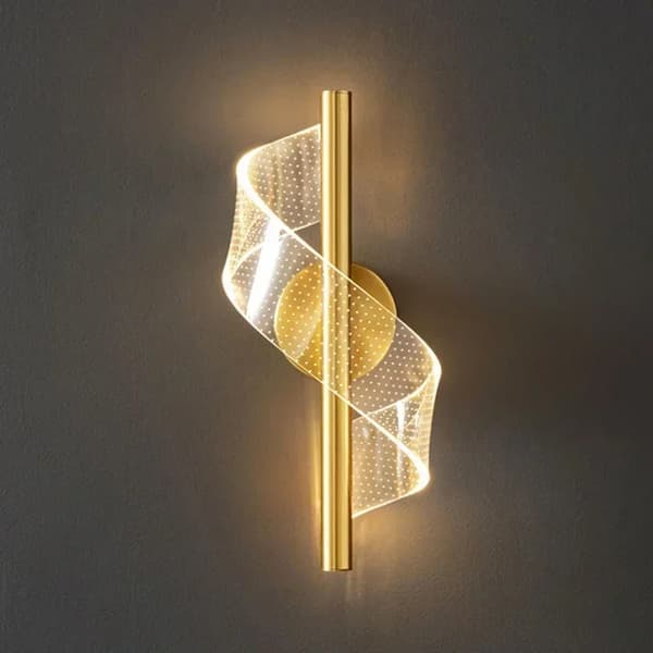 Designer Vägglampa, Modern Stil, Dimbar Funktionalitet,Guld