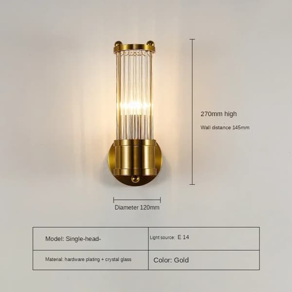 Moderne LED Væglamper, 120MM Diameter, Varme og Kolde Lystyper,Enkelt hoved, Koldt Lys