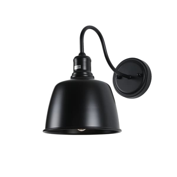 Vägglampa, Modern Design, Dubbel E27 Lampa Kapacitet,svart
