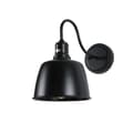 Miniatyrbild 1 av 2: Vägglampa, Modern Design, Dubbel E27 Lampa Kapacitet,svart