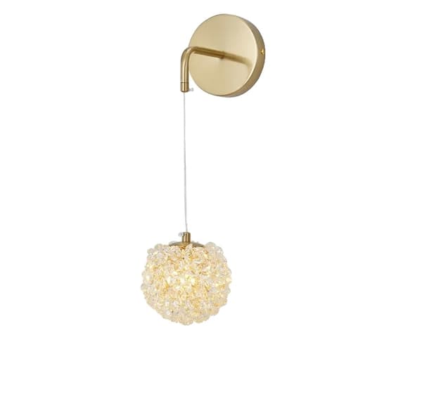 Væglampe, 2 Lyskilder, Art Deco Stil,væglampe Lang, LED varmt lys