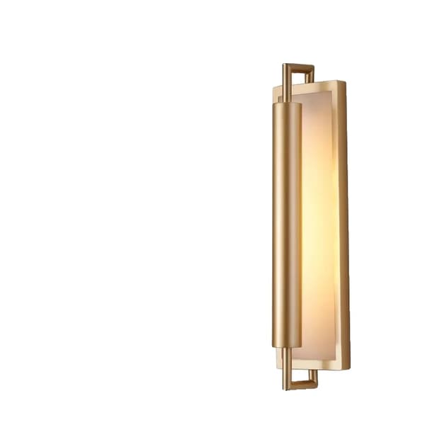 Postmodern Væglampe, 14 cm Bredde, 55 cm Højde,Varm Hvid (2700-3500K), Guld