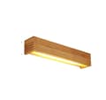 Miniatyrbillede 1 af 2: Træ Væglampe, 55 cm Størrelse, LED Kilde,35 cm, Kold Hvid (5500-7000K)