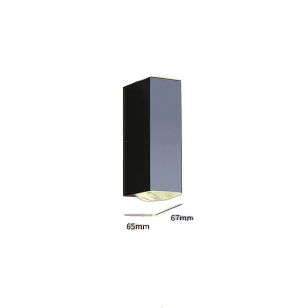 LED Vägglampa, 20W Effekt, Modern Aluminiumdesign,20W, varmt ljus