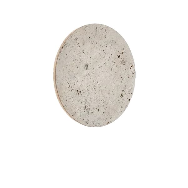 Natursten Vägglampa, Finns i 23 cm och 30 cm, Varm LED-ljus,Diameter 30 cm, Varmt ljus