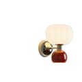 Miniatyrbild 1 av 2: Vägglampa, stilfull pumpaform, energieffektiv belysning,Röd, Varm vit