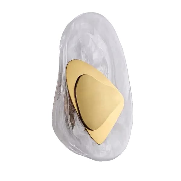 Vägglampa, Modern Stil, Guldfinish,Trikolorljus, Guld